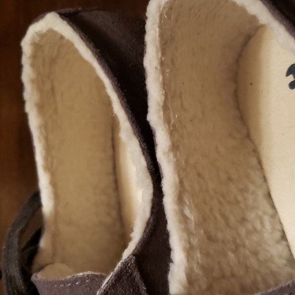 Superga suede, fleece lined, platform sneakers - Picture 7 of 7